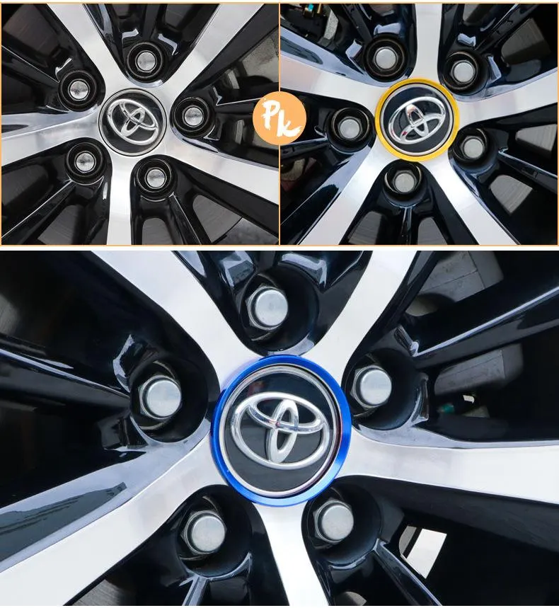 Car wheel hub metal decorative ring
