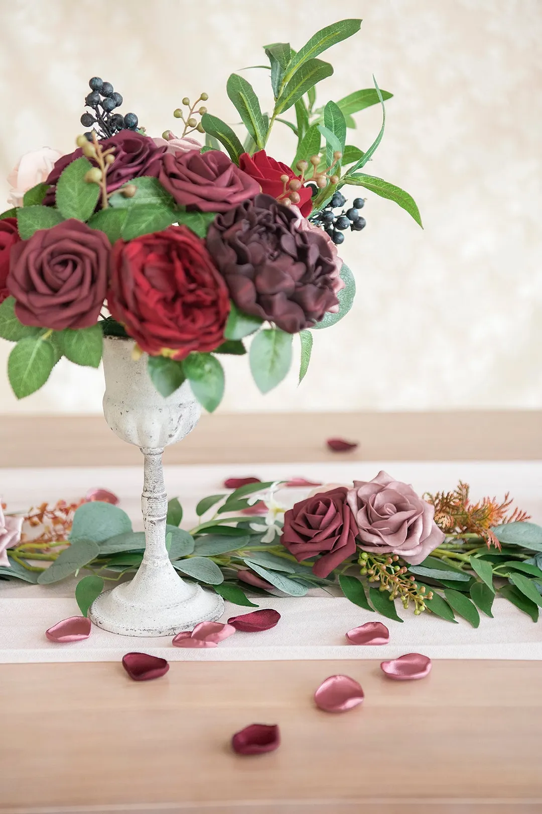 Silk Rose Petals