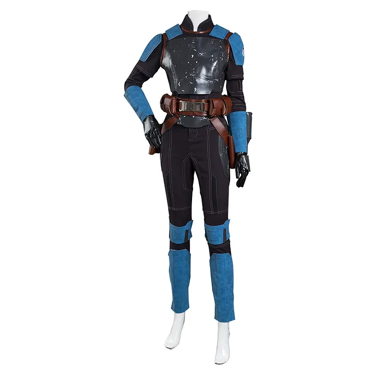 The Book Of Boba Fett Bo-Katan Kryze Blue Set Outfit Halloween Carnival Suit Cosplay Costume