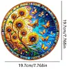 DIY Double Sided Special Shaped Glitter Sunflower Butterfly Diamond Art Hanging Kit