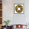 >SALE<5D DIY Partial Special Shaped Drill Diamond Painting Sunflower Wreath Kit30x30cm