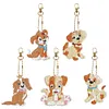 5pcs Diamond Painting Keyring Kits DIY Keychain Bag Pendant Kits