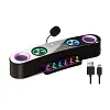 Desktop Colorful Gaming Bluetooth Speaker LED Lights Computer Audio Cool Mechanical Keys