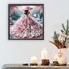 Beauty-Partial Special Shaped Diamond Painting 30*30CM