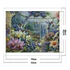 (Big Size)Hummingbirds Gardens - 11CT Stamped 3 Strands Cross Stitch 60*45cm/23.62*17.72in