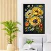 (Multi Style)Peony-Full Embroidery 3 Strands 11CT Stamped Cross Stitch-40*60CM-Large Size
