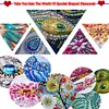 (US Local)DIY Special Shaped Butterfly 50 Pages Diamond Painting Notebook Kit