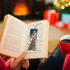 (US Local)8Pcs Christmas Themed DIY Diamond Painting Bookmark for Reading Enthusiasts