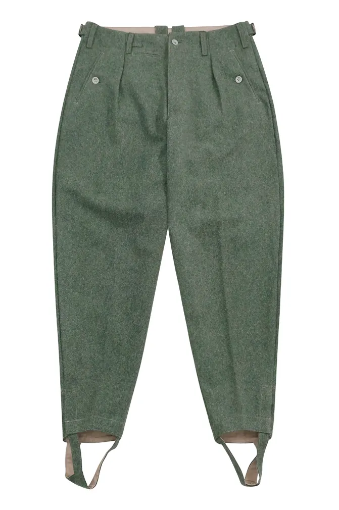   Elite German M1942 Field Grey Wool Trousers German-Uniform