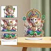 Diamond Painting Acrylic Elephant Buddha Ornament Tabletop Decorations