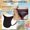 Men's Thong Underwear Sexy Men's Underwear Ice Silk Fabric Bikini G-String Thongs