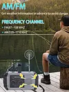 Hand Crank Emergency Radio AM/FM Weather Radio Solar Radio for Outdoor Camping