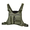 Sports Chest Bag Adjustable Shoulder Strap Front Running Vest Bag for Men Women