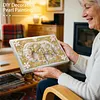 DIY Pearl Painting Elephant for Home Wall Decor with Frame(20x30cm)