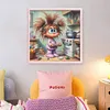Girl In Kitchen-11CT Stamped Cross Stitch 40*40cm/15.75*15.75in