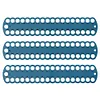 3pcs Cross Stitch Row Line Board PC 37-Hole Winding Board for DIY Sewing Storage