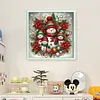 Christmas Snowman - 14CT Counted Cross Stitch - 45*45cm - Xmas