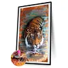 >SALE<Tiger Diamond Painting Kits Full Round Drill Home Wall Decor 40x70cm (A5627)