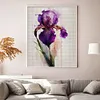 Iris Flower-11CT Stamped Cross Stitch 40*50cm
