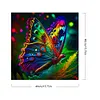 Fluorescent Butterfly-Paint by Numbers Acrylic Painting 40*40CM