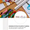 2pcs Cloth Rolling Tool Adjustable Cross Stitch Auxiliary Tools for Cross Stitch