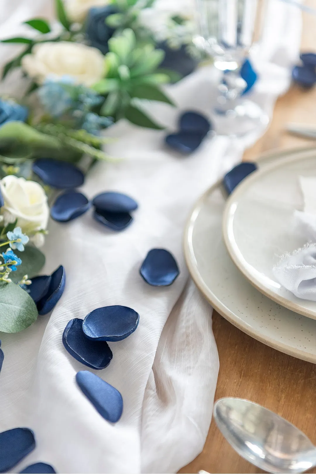 Silk Rose Petals