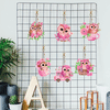 6pcs/set Owl Diamond Painting Keychain DIY Diamond Mosaic Kit Bag Pendant