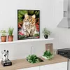 Diamond Painting -DIY Round Drill Cute Cat