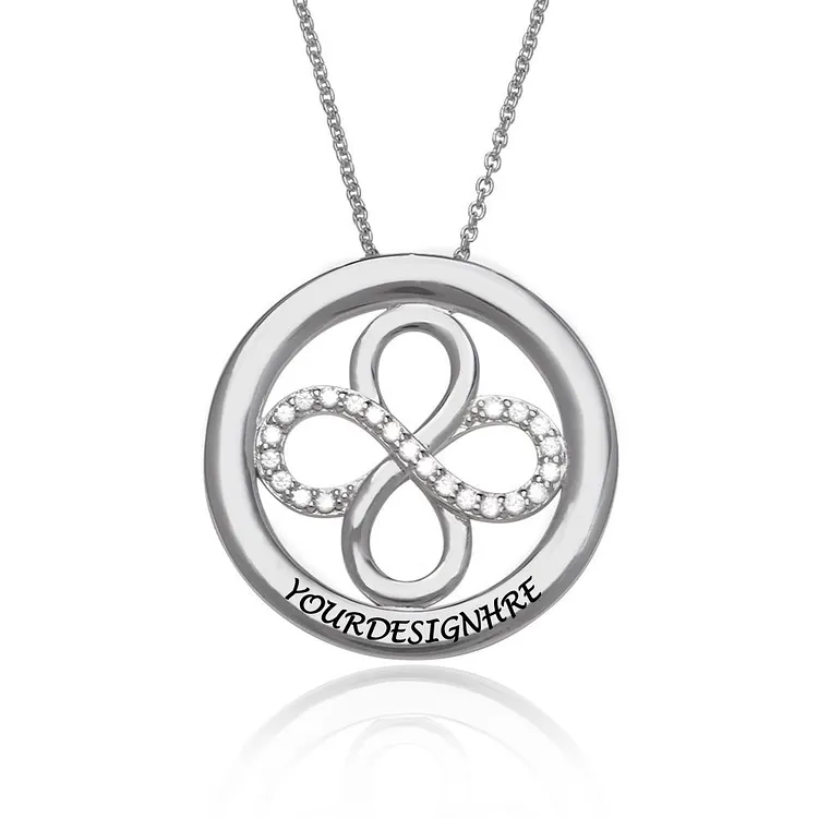 Personalized Design Infinite Circular Necklace