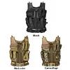Nylon Molle Vest Adjustable Combat Body Armor Vests Multi-Pocket Hunting Vest