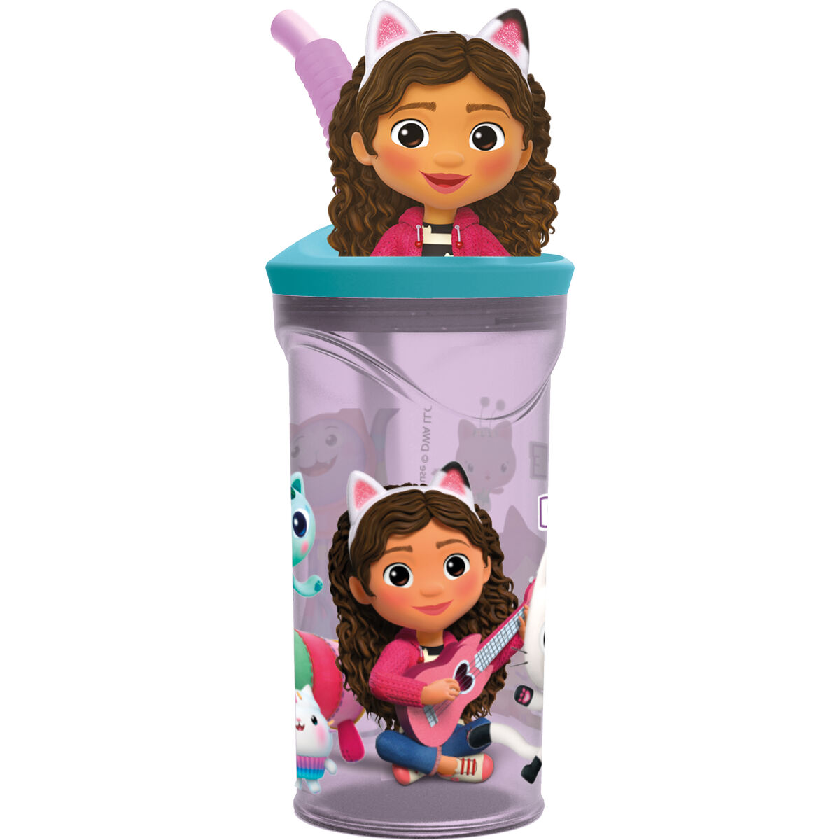 Cup with Straw Gabby's Dollhouse Party