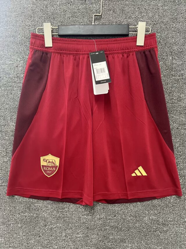 2024-2025 Shorts AS Roma Home Football Shirt 1:1 Thai Quality