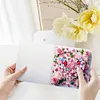 6Pcs Diamond Painting Greeting Card Heart Diamond Handmade Card for Friends