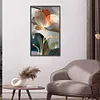 Diamond Painting -DIY Round Drill Golden Leaf Lotus(40x75cm)