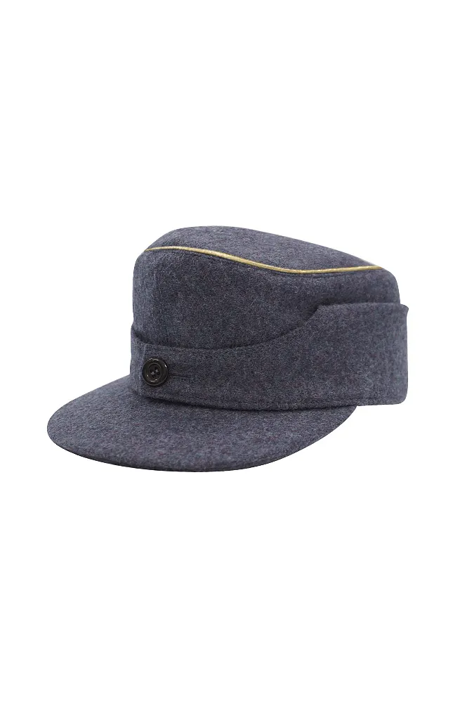   Luftwaffe Blue Grey Wool M1944 Field Cap German-Uniform