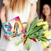 6Pcs Diamond Painting Greeting Card Heart Flower Handmade Card for Friends