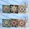 6Pcs Diamond Painting Greeting Card Mandala Diamond Handmade Card Kit