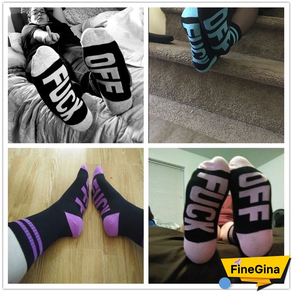 1/2/5Pairs Women Comfortable Cotton Sock Slippers Socks Fashion Letter Printed Ankle Socks
