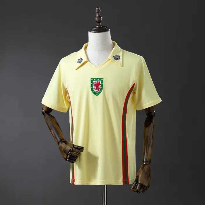 Wales 1976/79 Retro Away Football Jersey