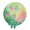 Round Flower-Lupine-14CT Stamped Cross Stitch Egyptian Cotton 30*35cm/11.81*13.78in