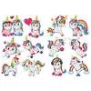2 Sheets Diamonds Painting DIY Cartoon Animals Sticker