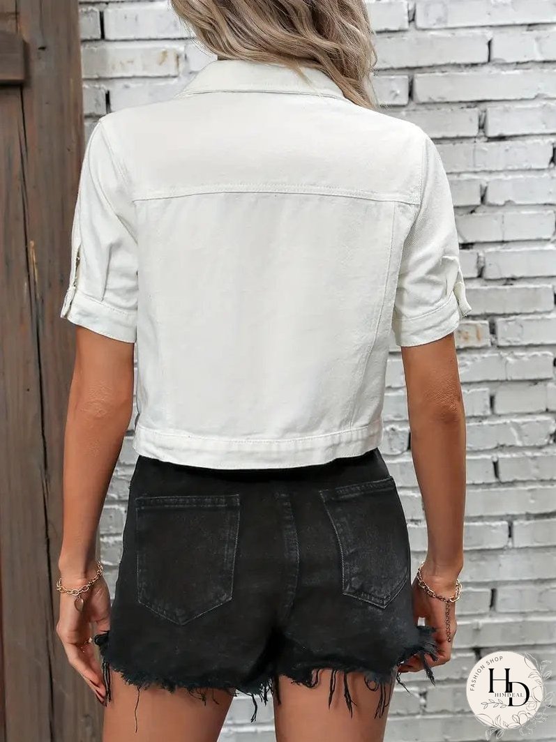 Two-Tone Denim Vest