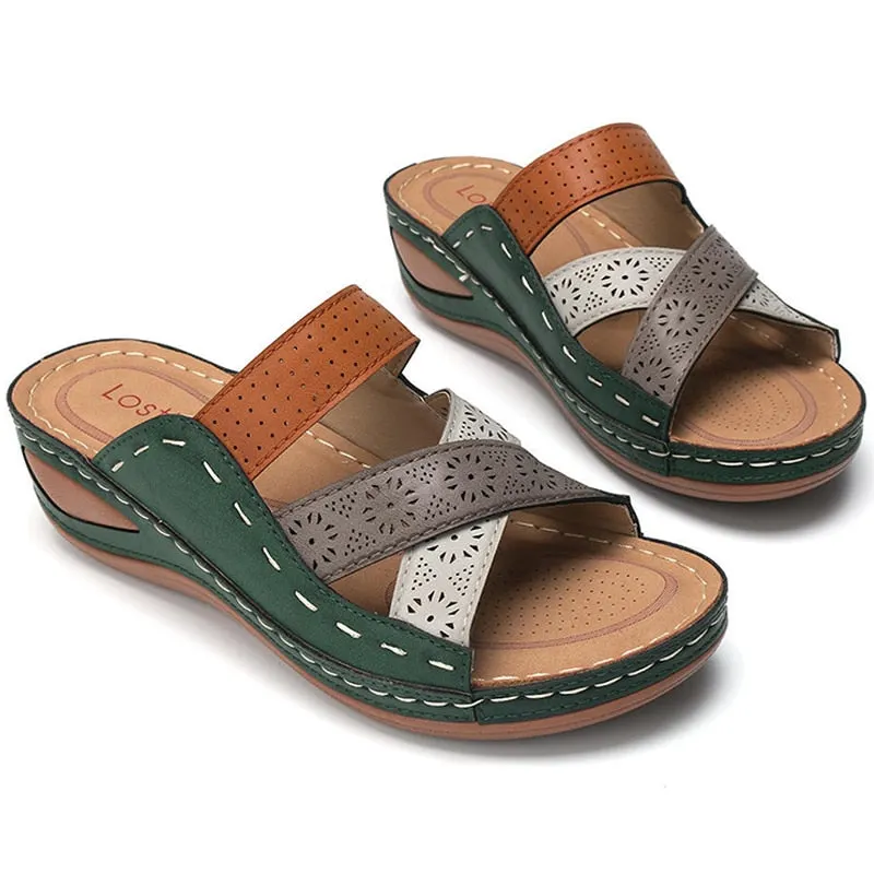 Women Sandals 2020 Fashion Wedges Shoes For Women Slippers Summer Shoes With Heels Sandals Flip Flops Women Beach Casual Shoes