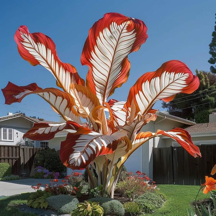 Crimson Frost-Giant Alocasia Bulbs🍃Transform Your Space with Tropical Majesty