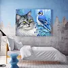 Cat Bird - Full Round Diamond Painting  40*30cm/50*40cm