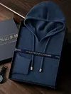 Choice 100% Goat Cashmere Sweater Men's Hoodie Pullovers Autumn Winter Soft Warm Comfy Cashmere Knitwear High Quality Tops