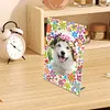 Special Shape Simple Flowers Table Top Diamond Painting Frame Kits for Families