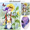 Diamond Painting-DIY Full Round Partial AB Drill Giraffe and Elephant(75x55cm)