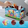 DIY Diamond Painting Rectangular Storage Rack Colorful Pattern Can Be Stacked Storage Box Kits