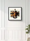 (US Local)Paint By Numbers Kit On Canvas DIY Oil Art Guitar Home Wall Decor40x40cm